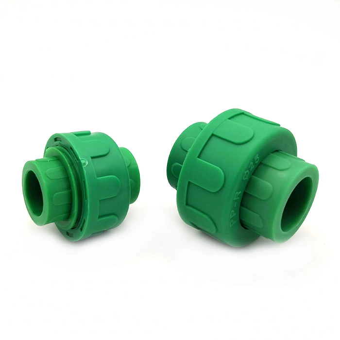 DIN8077 Green Color Plastic PPR Union Pipe Fittings for Drinking Water