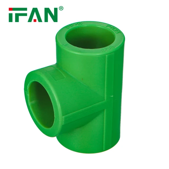 Ifan PPR 파이프 이음쇠 녹색 크기 20mm - 110mm PPR 티