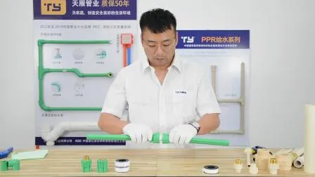 Ty 브랜드 폴리프로필렌 PPR 유압 광 파이프 피팅, 플라스틱 제조업체의 무작위 선택