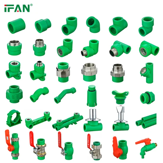 Ifan 맞춤형 PPR 파이프 피팅(나사형 소켓 포함), 배관 피팅