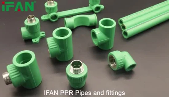 Ifan PPR 플라스틱 수관 배관 재료 물 PPR 파이프 20-110mm Pn20 백색 색깔 알루미늄 관